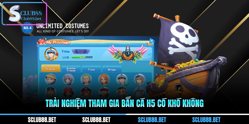 Trải nghiệm tham gia bắn cá H5 có khó không